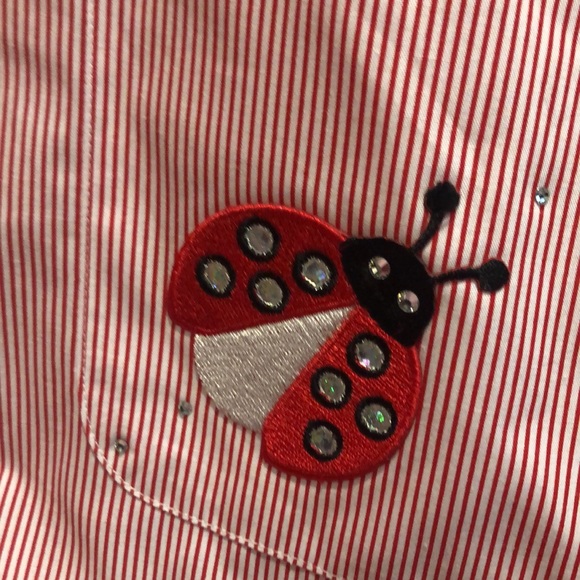 Button down “ladybug shirt” easy care - Picture 4 of 6